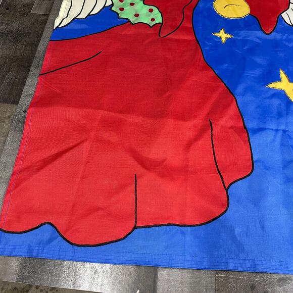 Joy Angel Blowing Trumpet Christmas Holiday Yard Banner Outdoor Flag - Picture 11 of 11